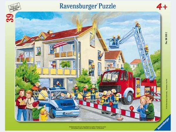 Ravensburger (06393) - "Firemen in Action" - 39 pezzi