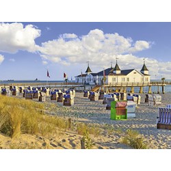 Ravensburger (13652) - "Beach Baskets In Ahlbeck" - 500 pezzi