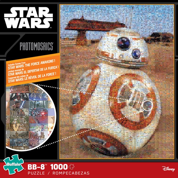 Buffalo Games (10607) - "Photomosaic Star Wars Episode VII BB-8" - 1000 pezzi