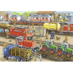 Ravensburger (09191) - "Busy Train Station" - 24 pezzi