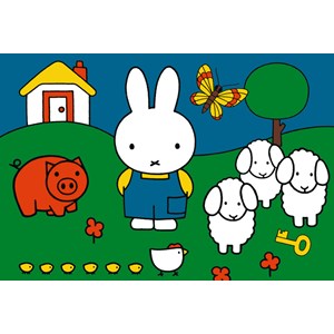 Ravensburger (07566) - "Miffy at the animals" - 12 pezzi
