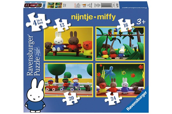 Ravensburger (07320) - "Miffy" - 12 16 20 24 pezzi