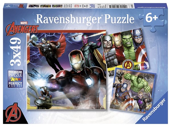 Ravensburger (08017) - "The Avengers" - 49 pezzi