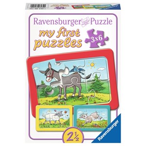 Ravensburger (61341) - "Donkey, Sheep And Goat" - 6 pezzi