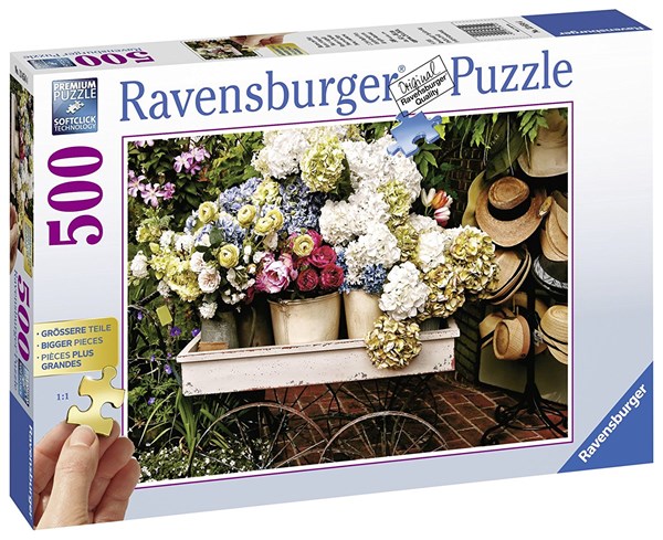 Ravensburger (13654) - "Flowers and Hats" - 500 pezzi