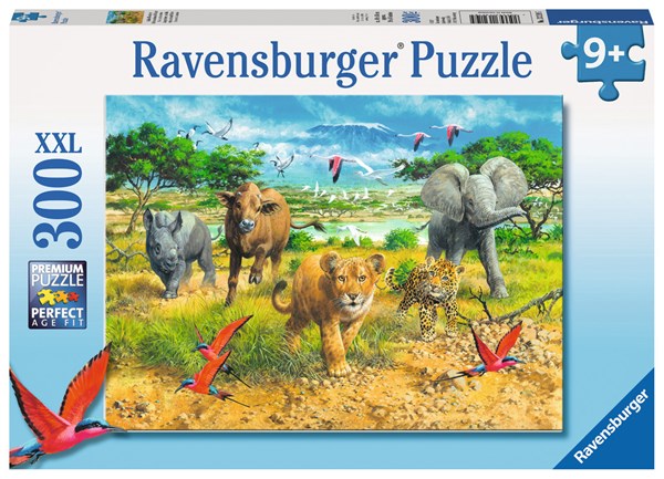 Ravensburger (13219) - "African Animal Babies" - 300 pezzi