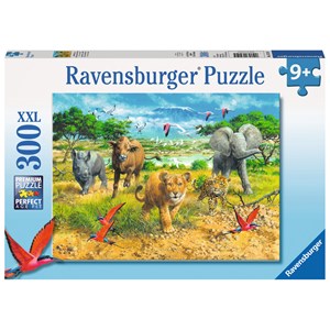 Ravensburger (13219) - "African Animal Babies" - 300 pezzi