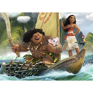 Ravensburger (10943) - "Vaiana and Maui" - 100 pezzi