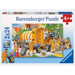 Ravensburger (09192) - "The Dustmen" - 24 pezzi