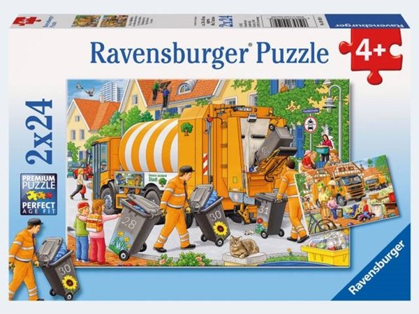 Ravensburger (09192) - "The Dustmen" - 24 pezzi
