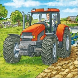 Ravensburger (93885) - "Agricultural machinery" - 49 pezzi