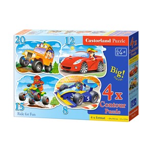 Castorland (B-043057) - "Ride for Fun" - 8 12 15 20 pezzi