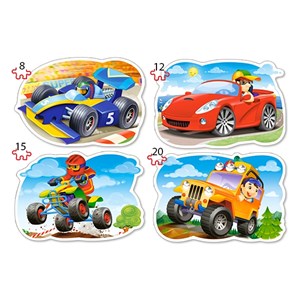 Castorland (B-043057) - "Ride for Fun" - 8 12 15 20 pezzi