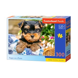 Castorland (B-030187) - "Puppy on a Picnic" - 300 pezzi