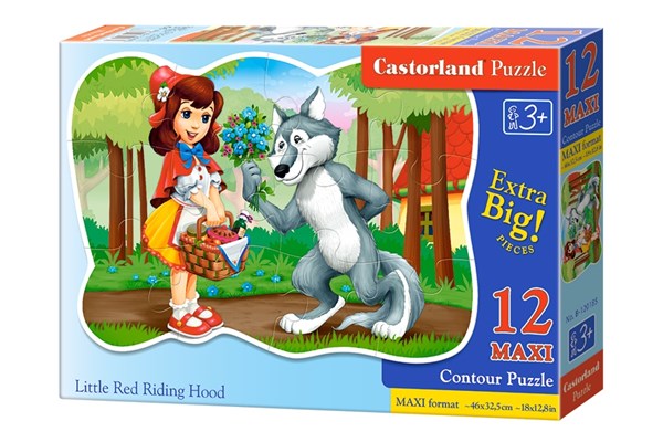 Castorland (B-120185) - "The Little Red Riding Hood" - 12 pezzi