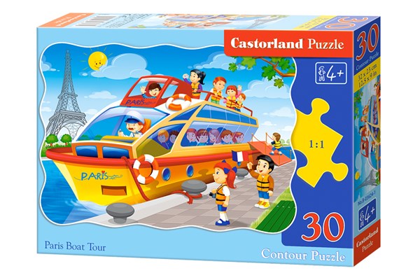 Castorland (B-03624) - "Paris Boat Tour" - 30 pezzi