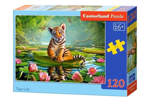 Castorland (B-13296) - "Tiger Lily" - 120 pezzi