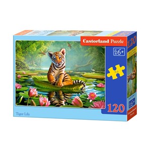 Castorland (B-13296) - "Tiger Lily" - 120 pezzi