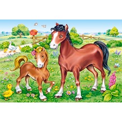 Castorland (B-04416) - "Animal Moms and Babies" - 8 12 15 20 pezzi