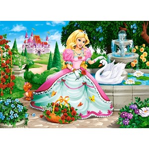 Castorland (B-066056) - "Princess with Swan" - 60 pezzi