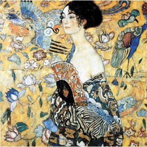 Puzzle Michele Wilson (A515-80) - Gustav Klimt: "Lady with Fan" - 80 pezzi