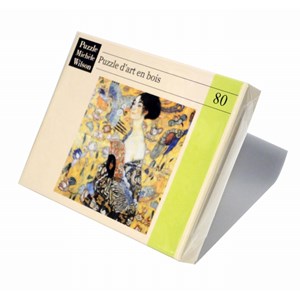 Puzzle Michele Wilson (A515-80) - Gustav Klimt: "Lady with Fan" - 80 pezzi