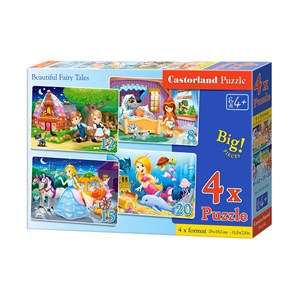 Castorland (B-041008) - "Beautiful Fairy Tales" - 8 12 15 20 pezzi