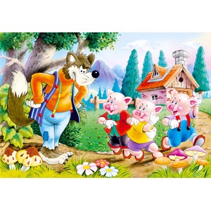 Castorland (B-06519) - "The 3 little pigs" - 60 pezzi