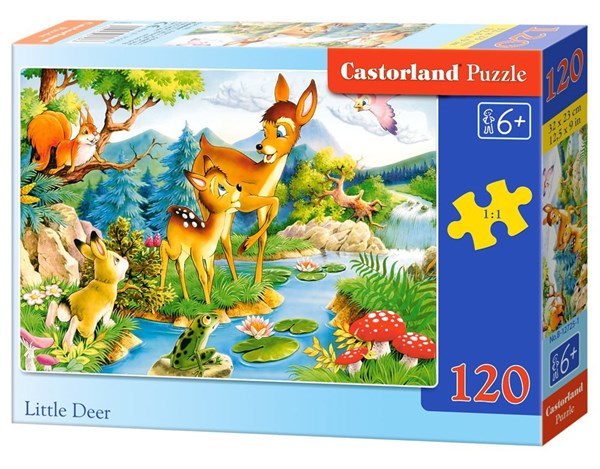 Castorland (B-12725) - "Little Deer" - 120 pezzi