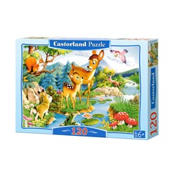 Castorland (B-12725) - "Little Deer" - 120 pezzi