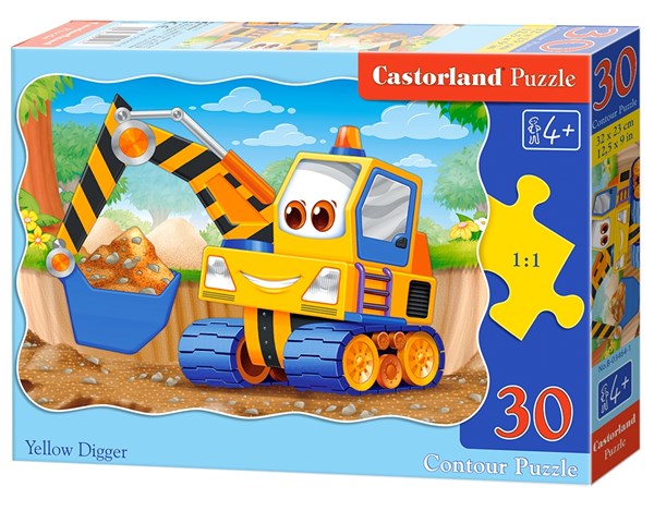 Castorland (B-03464) - "Yellow Digger" - 30 pezzi