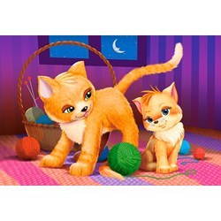 Castorland (B-041046) - "Lovely Animals" - 8 12 15 20 pezzi