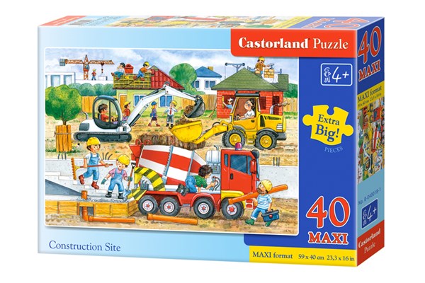 Castorland (B-040018) - "Construction site" - 40 pezzi