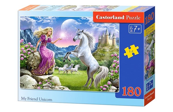 Castorland (B-018024) - "My Friend Unicorn" - 180 pezzi