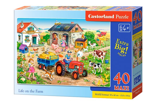Castorland (B-040193) - "Life on the Farm" - 40 pezzi
