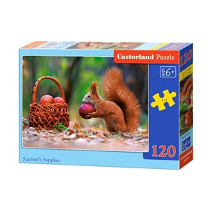 Castorland (B-13302) - "Squirrel's Supplies" - 120 pezzi