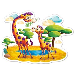Castorland (B-120178) - "Giraffes in Savanna" - 12 pezzi