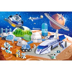 Castorland (B-040230) - "Space Station" - 40 pezzi