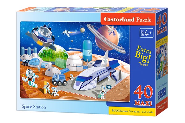 Castorland (B-040230) - "Space Station" - 40 pezzi