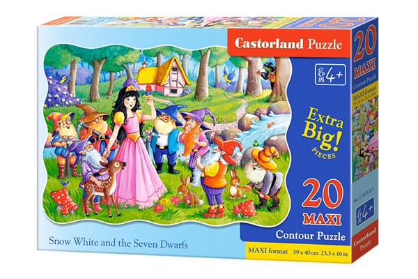 Castorland (C-02320) - "Snow White" - 20 pezzi
