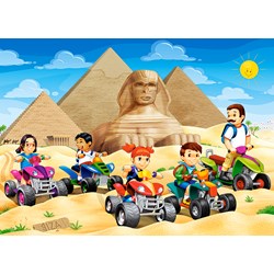 Castorland (B-066018) - "Quad Bikes at Giza Pyramids, Egypt" - 60 pezzi