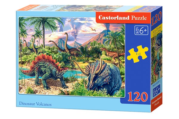 Castorland (B-13234) - "Dinosaurs" - 120 pezzi