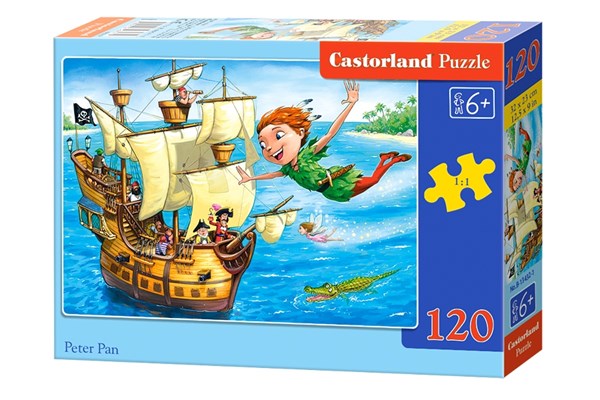 Castorland (B-13432) - "Peter Pan" - 120 pezzi