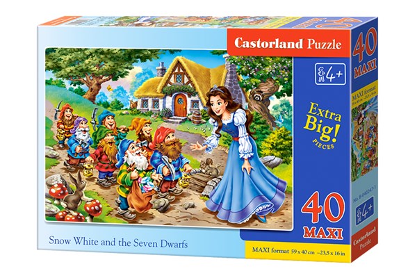 Castorland (B-040247) - "Snow White and the Seven Dwarfs" - 40 pezzi