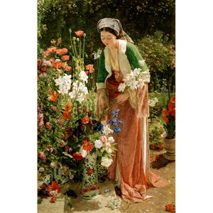 Puzzle Michele Wilson (A204-80) - John Frederick Lewis: "In the Bey's Garden" - 80 pezzi