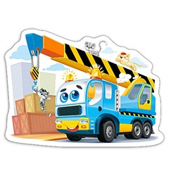 Castorland (B-015108) - "Funny Crane Truck" - 15 pezzi