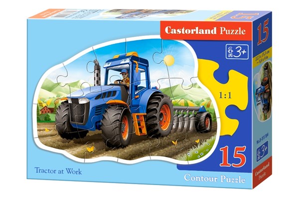 Castorland (B-015184) - "Tractor" - 15 pezzi