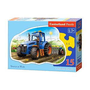 Castorland (B-015184) - "Tractor" - 15 pezzi