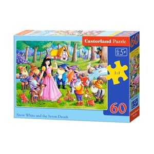 Castorland (B-066032) - "Snow White and the Seven Dwarfs" - 60 pezzi