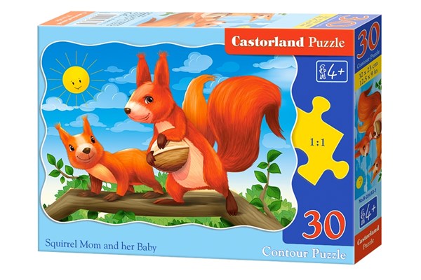 Castorland (B-03693) - "Squirrels" - 30 pezzi